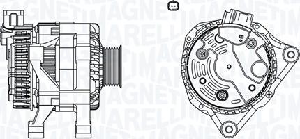 Magneti Marelli 063731589010 - Генератор unicars.by