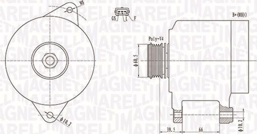 Magneti Marelli 063731522010 - Генератор unicars.by