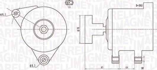 Magneti Marelli 063731649010 - Генератор unicars.by