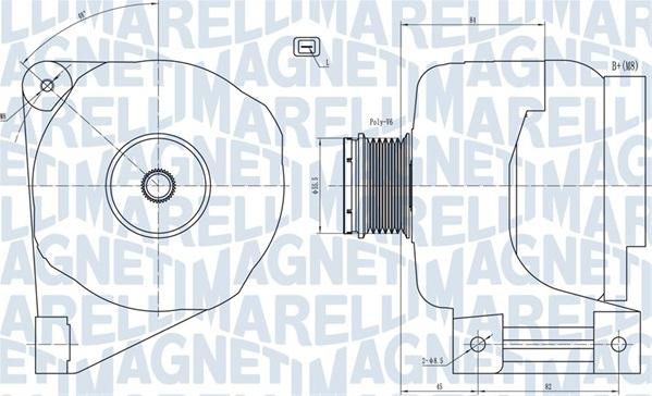 Magneti Marelli 063731673010 - Генератор unicars.by