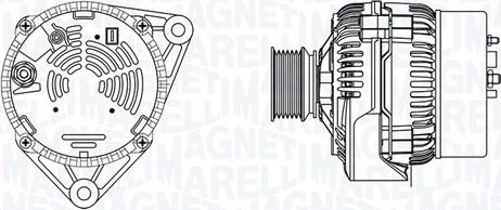 Magneti Marelli 063731062010 - Генератор unicars.by