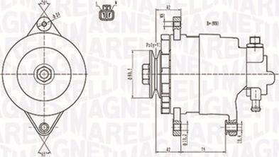 Magneti Marelli 063731172010 - Генератор unicars.by