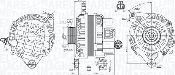 Magneti Marelli 063731898010 - Генератор unicars.by