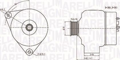 Magneti Marelli 063731301010 - Генератор unicars.by