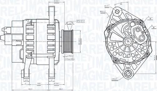 Magneti Marelli 063731743010 - Генератор unicars.by