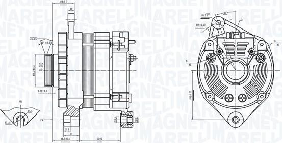 Magneti Marelli 063733685010 - Генератор unicars.by