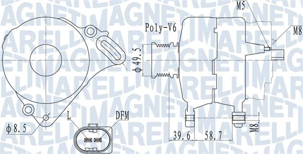 Magneti Marelli 063732064010 - Генератор unicars.by