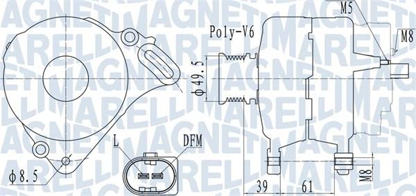 Magneti Marelli 063732065010 - Генератор unicars.by