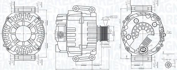 Magneti Marelli 063732072010 - Генератор unicars.by