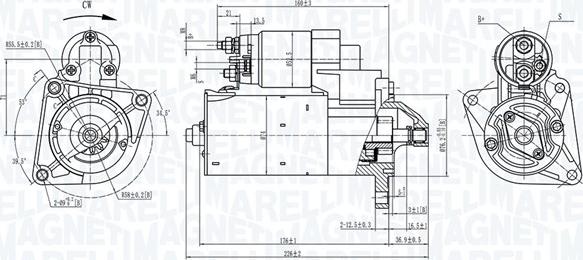 Magneti Marelli 063725399010 - Стартер unicars.by