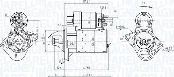 Magneti Marelli 063725395010 - Стартер unicars.by