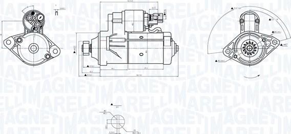 Magneti Marelli 063726156010 - Стартер unicars.by