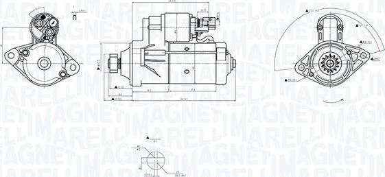 Magneti Marelli 063726156010 - Стартер unicars.by