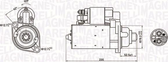 Magneti Marelli 063720974010 - Стартер unicars.by