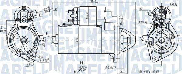 Magneti Marelli 063720976010 - Стартер unicars.by