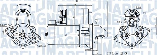 Magneti Marelli 063720519010 - Стартер unicars.by