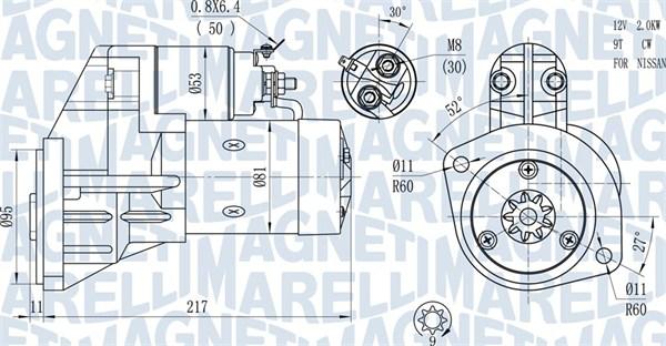 Magneti Marelli 063720660010 - Стартер unicars.by