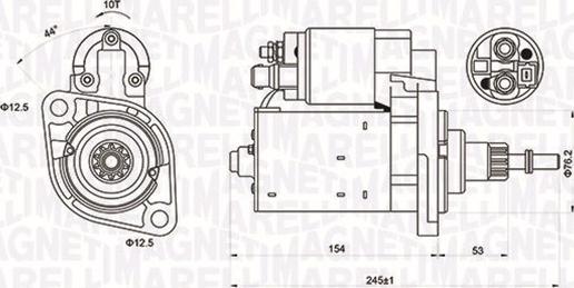 Magneti Marelli 063720619010 - Стартер unicars.by