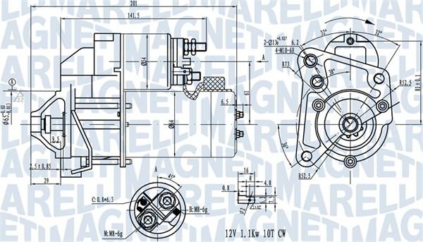 Magneti Marelli 063720681010 - Стартер unicars.by