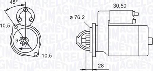 Magneti Marelli 063720040010 - Стартер unicars.by