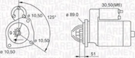 Magneti Marelli 063720008010 - Стартер unicars.by