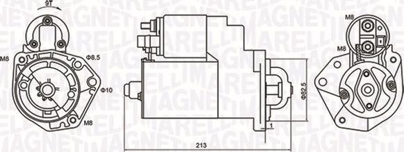 Magneti Marelli 063720880010 - Стартер unicars.by