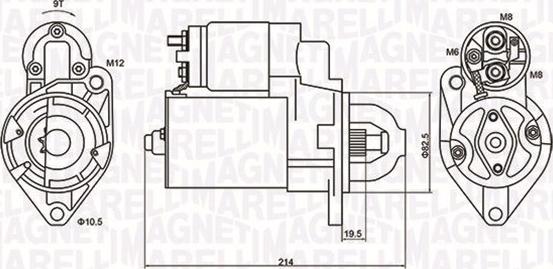 Magneti Marelli 063720879010 - Стартер unicars.by