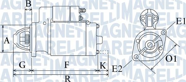 Magneti Marelli 063720349010 - Стартер unicars.by