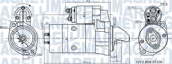 Magneti Marelli 063720350010 - Стартер unicars.by