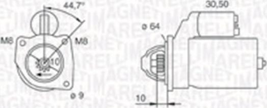 Magneti Marelli 063720371010 - Стартер unicars.by