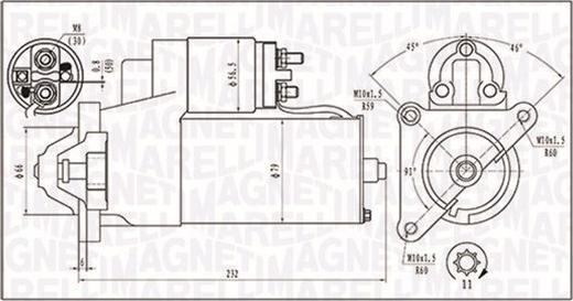 Magneti Marelli 063720373010 - Стартер unicars.by