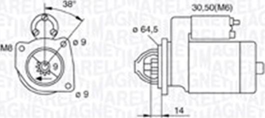 Magneti Marelli 063720796010 - Стартер unicars.by