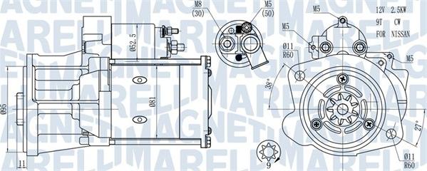 Magneti Marelli 063721491010 - Стартер unicars.by