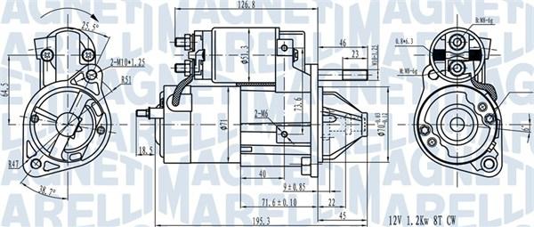 Magneti Marelli 063721492010 - Стартер unicars.by