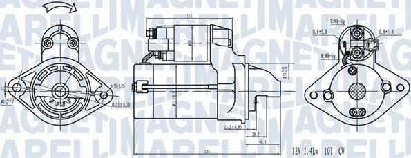 Magneti Marelli 063721441910 - Стартер unicars.by