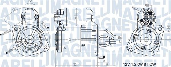 Magneti Marelli 063721465010 - Стартер unicars.by