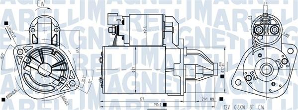 Magneti Marelli 063721462010 - Стартер unicars.by