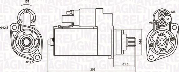 Magneti Marelli 063721405010 - Стартер unicars.by