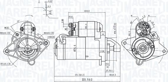 Magneti Marelli 063721415010 - Стартер unicars.by