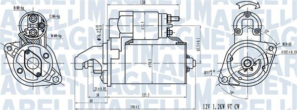 Magneti Marelli 063721413010 - Стартер unicars.by