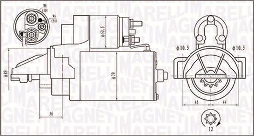 Magneti Marelli 063721421010 - Стартер unicars.by