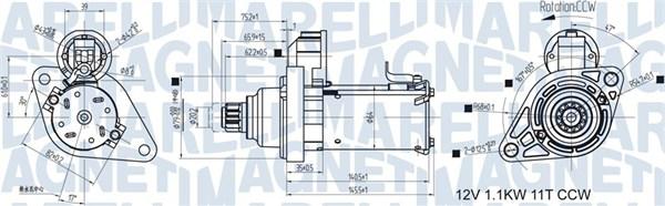 Magneti Marelli 063721533010 - Стартер unicars.by