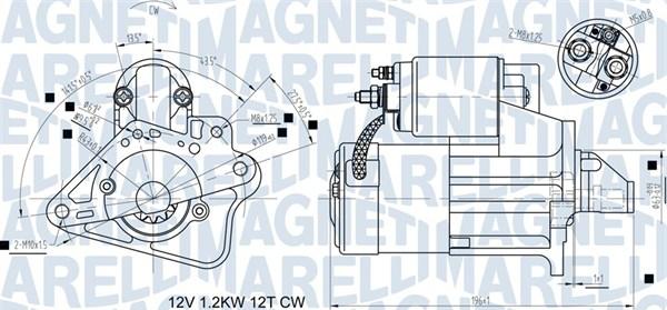 Magneti Marelli 063721524010 - Стартер unicars.by