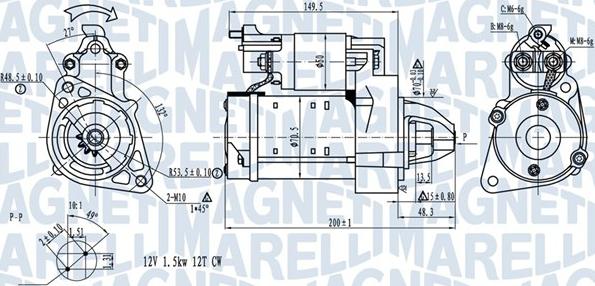 Magneti Marelli 063721527010 - Стартер unicars.by