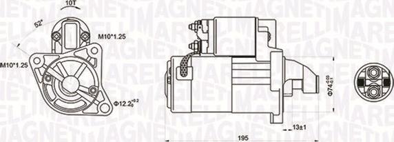 Magneti Marelli 063721096010 - Стартер unicars.by