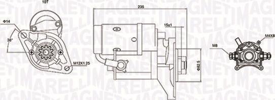 Magneti Marelli 063721089010 - Стартер unicars.by