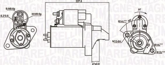 Magneti Marelli 063721074010 - Стартер unicars.by