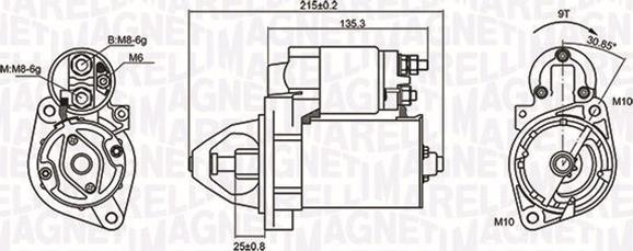 Magneti Marelli 063721075010 - Стартер unicars.by