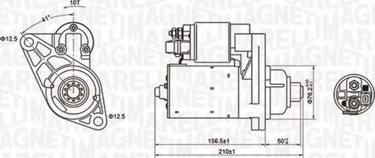 Magneti Marelli 063721197010 - Стартер unicars.by