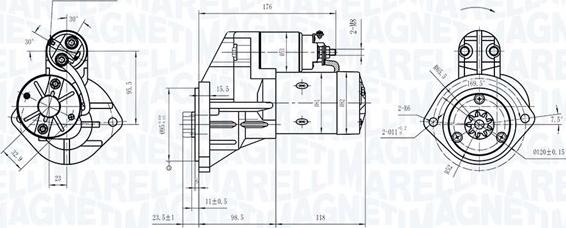 Magneti Marelli 063721159010 - Стартер unicars.by